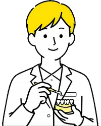 歯科技工士のイラスト