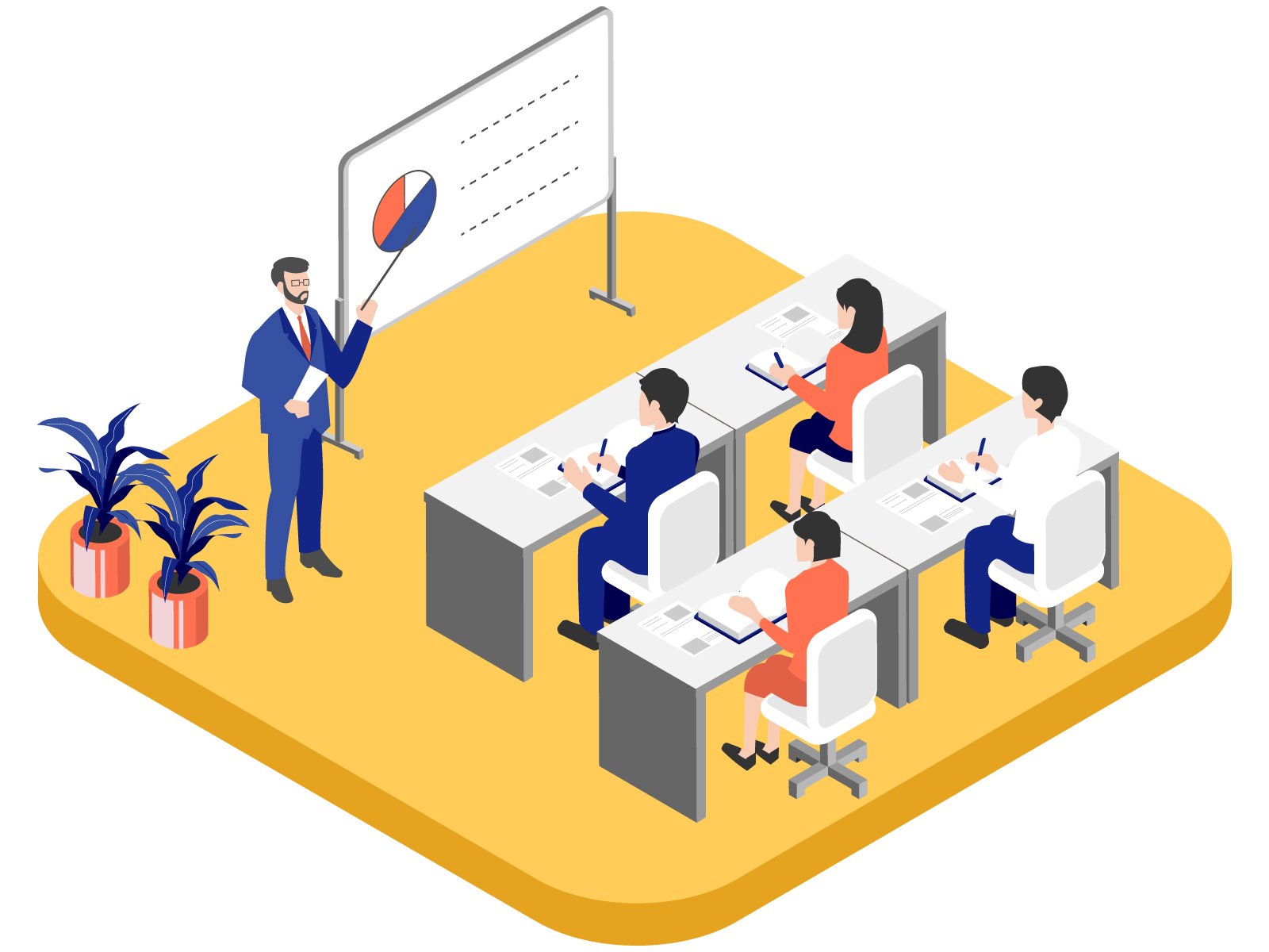 インプラント学会に参加しましたイラスト