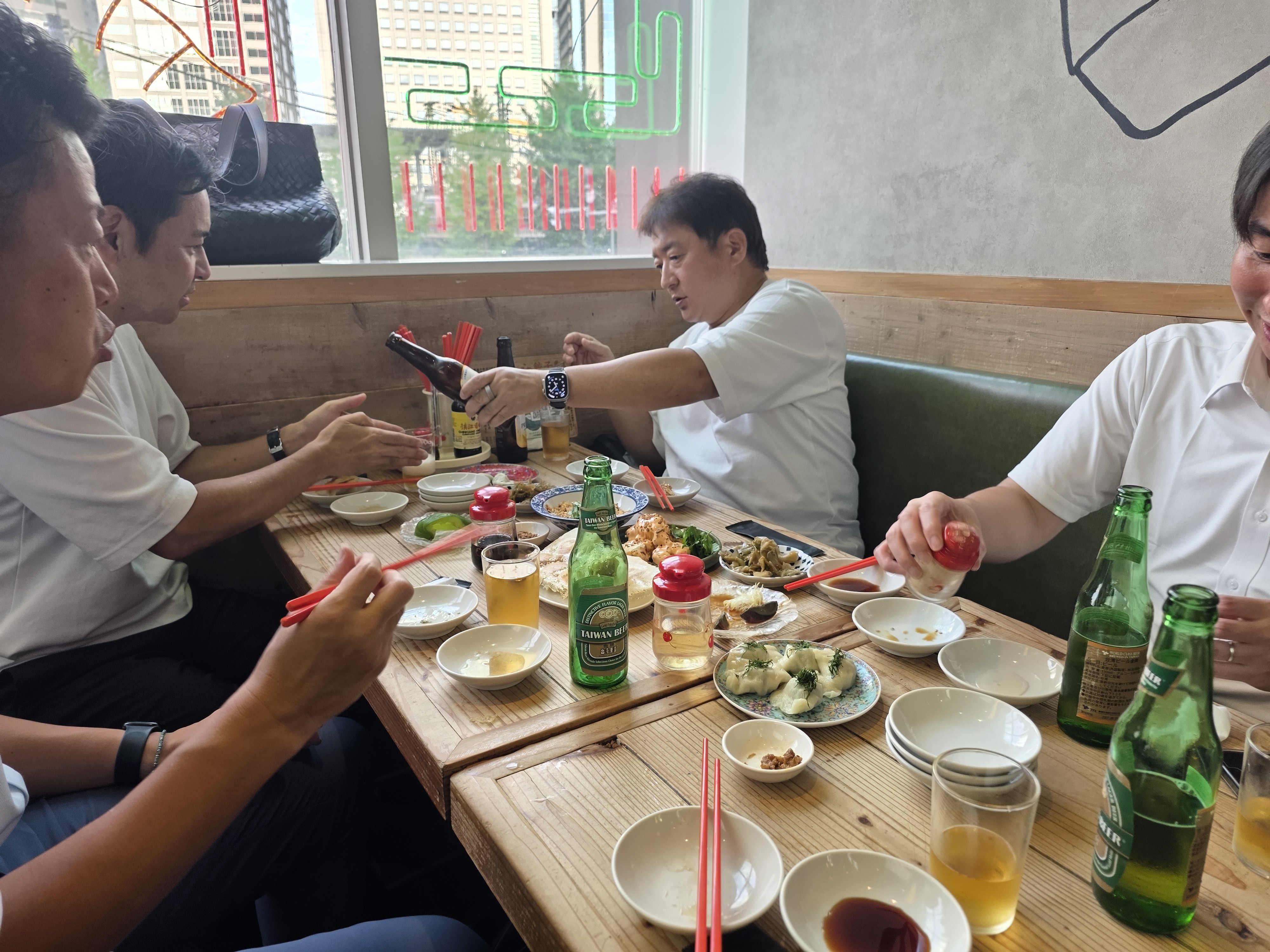 講演後の食事会